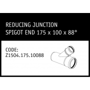 Marley Reducing Junction Spigot End 175 x 100 x 88° - Z1504.175.10088